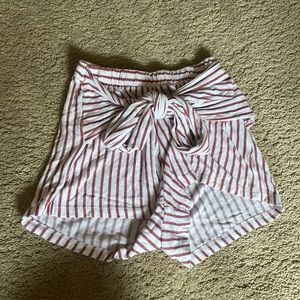 Dry Goods - Sadie & Sage red and white striped shorts